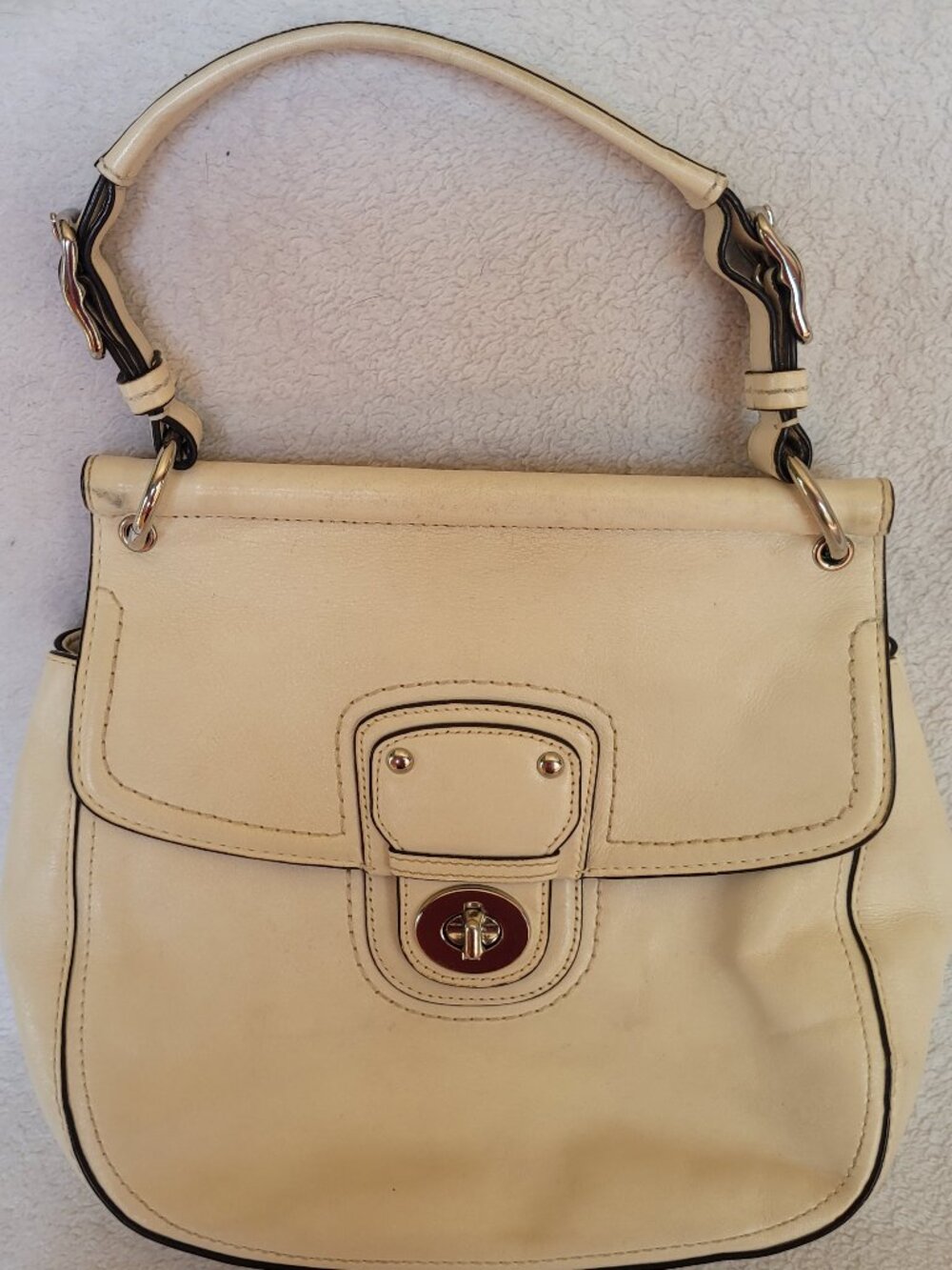 Coach Willis 70th Anniversary Legacy Bag - Wht/Slvr